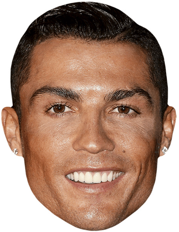Ronaldo Face Cutout