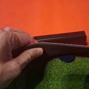 Close up of the mat edge and sensor bar