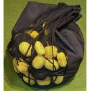 Rebound net packed inside its mesh carry bag