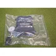 The unit packed in its clear zip bag